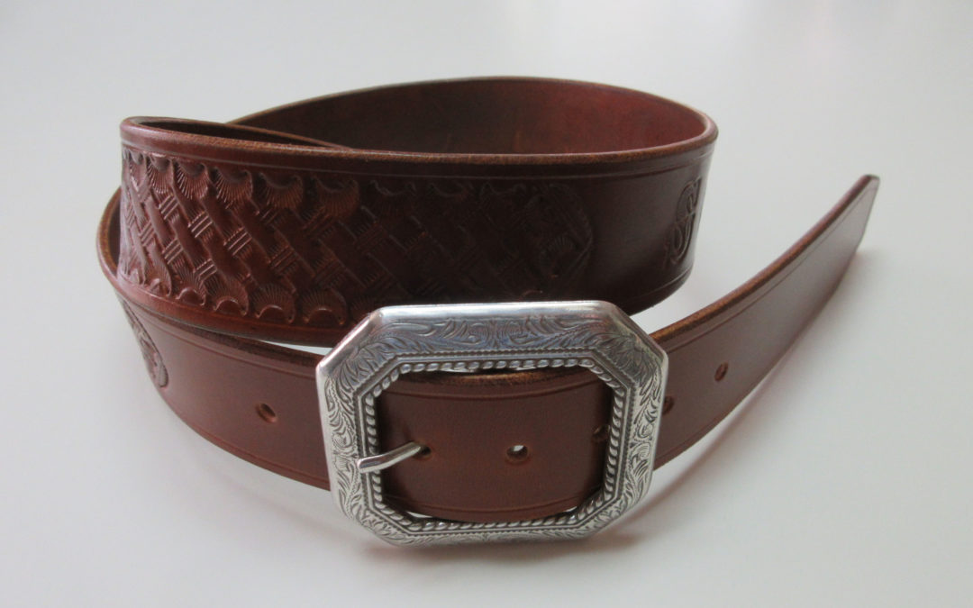 Custom Leather Western Style Belt